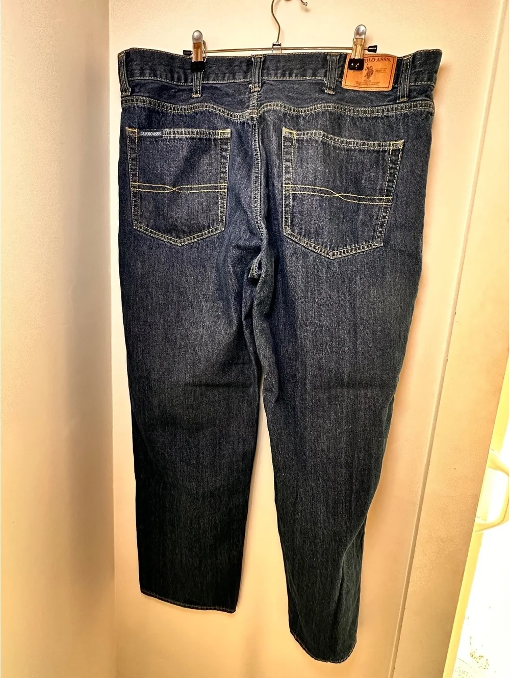 U.S. Polo Assn Men’s Jeans 38x30 Blue Denim Straight Leg Classic Fit